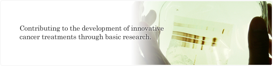 Contributing to the development of innovative cancer treatments through basic research.