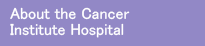 About The Cancer Institute Hospital