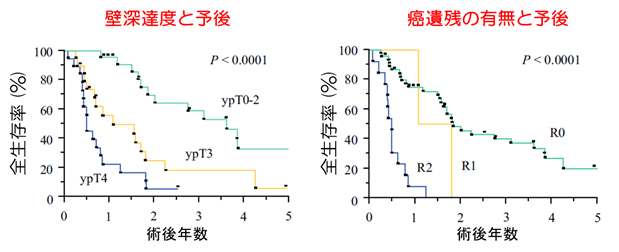 図9.サルベージ手術の成績(がん研有明病院、Watanabe M他、Ann Surg Oncol 2015; 22: 4438-4444)